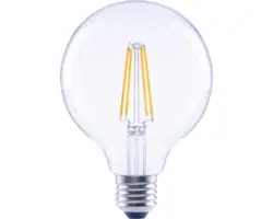 FLAIR LED Globelampe dimmbar G95 E27/7W(60W) 806 lm 2700 K warmweiß klar