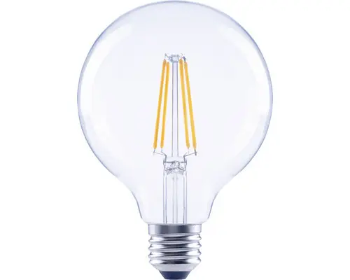 FLAIR LED Globelampe dimmbar G95 E27/7W(60W) 806 lm 2700 K warmweiß klar