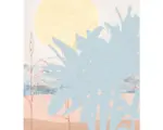 Hornbach Fototapete Vlies INX5-019 Ink Banana Leaves 5-tlg. 250 x 280 cm