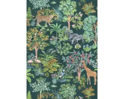 Fototapete Vlies INX4-055 Ink Happy Jungle 4-tlg. 200 x 280 cm