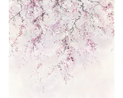 Fototapete Vlies INX6-013 Ink Kirschblüten 6-tlg. 300 x 280 cm