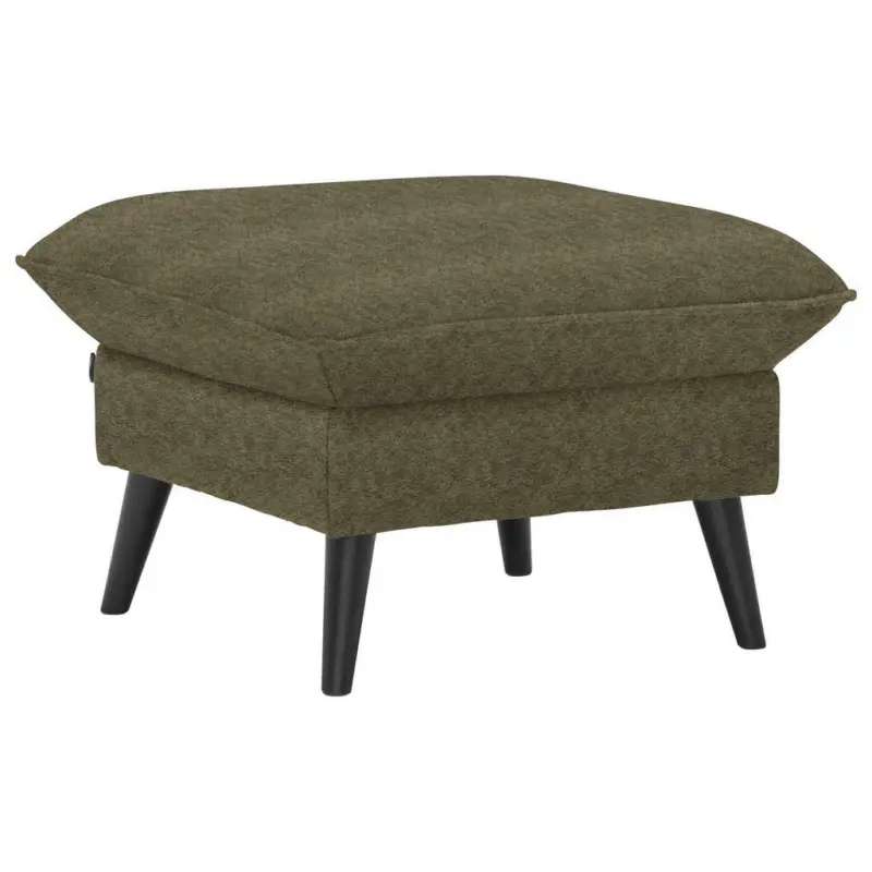 Hocker in Textil Olivgrün