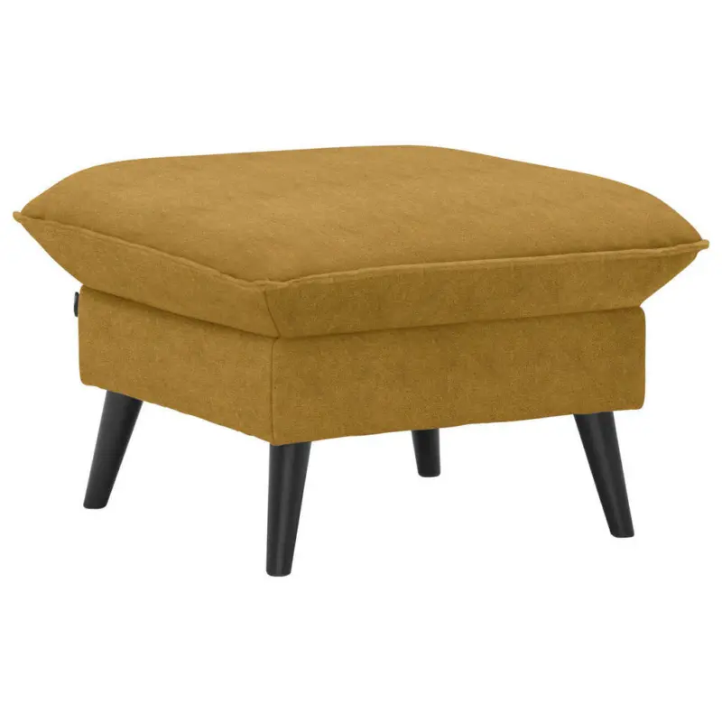Hocker in Textil Gelb