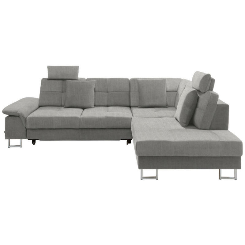 Ecksofa in Flachgewebe Beige