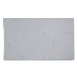 Badteppich 55/85 cm Silberfarben, Hellgrau