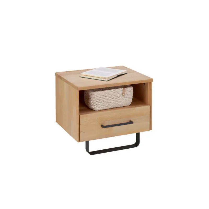 Nachtkästchen in massiv Buche Buchefarben