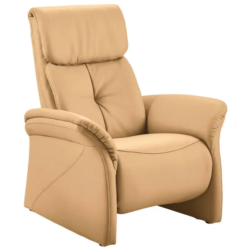 Sessel in Echtleder Hellbraun