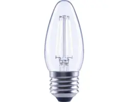 FLAIR LED Kerzenlampe dimmbar C35 E27/4W(40W) 470 lm 4000 K neutralweiß klar
