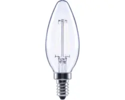 FLAIR LED Kerzenlampe dimmbar C35 E14/4W(40W) 470 lm 4000 K neutralweiß klar