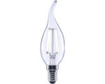 Hornbach FLAIR LED Kerzenlampe dimmbar CL35 E14/6W(60W) 806 lm 4000 K neutralweiß klar Windstoß Kerzenlampe