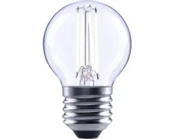 FLAIR LED Tropfenlampe dimmbar G45 E27/2,2W(25W) 250 lm 4000 K neutralweiß klar