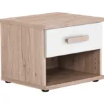 XXXLutz Lauterach - Ihr Möbelhaus bei Bregenz Nachtkästchen in Weiß, Eichefarben