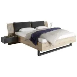 Bettanlage 180/200 cm in Eiche Artisan