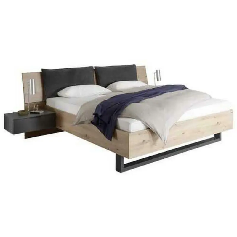 Bettanlage 180/200 cm in Eiche Artisan