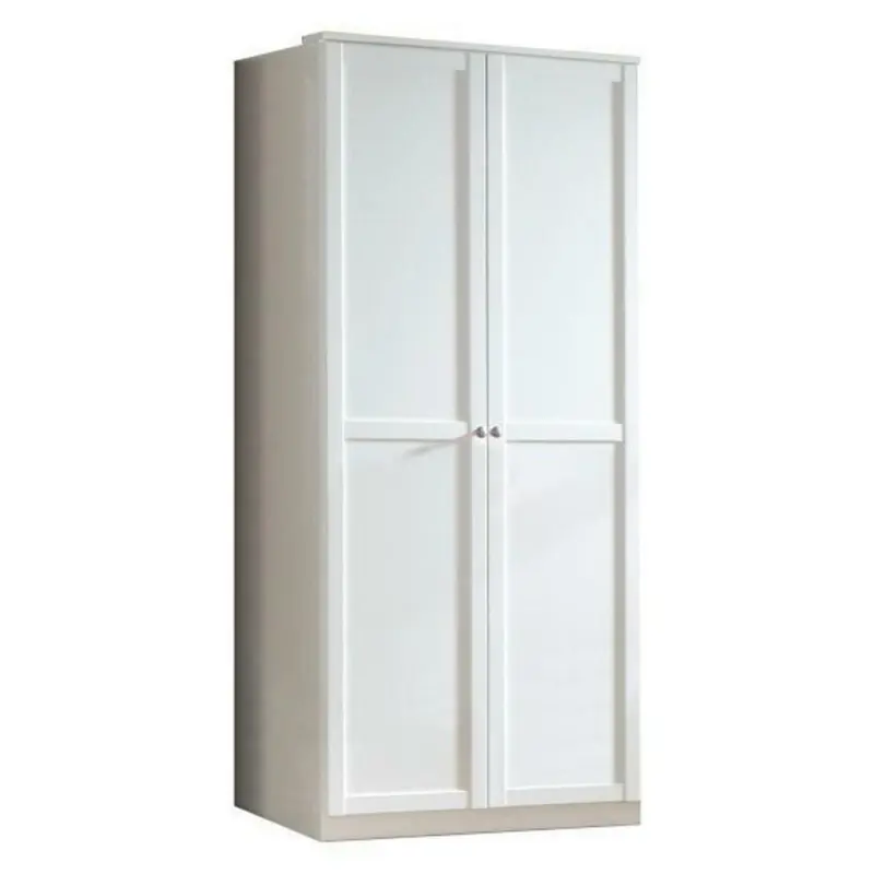 Drehtürenschrank in Weiß