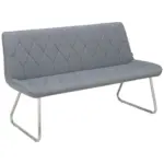 XXXLutz Lauterach - Ihr Möbelhaus bei Bregenz Sitzbank 155/87/65 cm in Grau, Edelstahlfarben