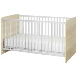 Gitterbett in Weiss/Sonoma 144/80/82 cm