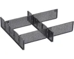 Hornbach Trennwände EuroPlus Divider K44, schwarz