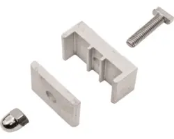 UNI Schrägklemm-Set 3 Stück silber