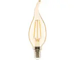 Hornbach FLAIR LED Kerzenlampe CL35 E14/2W(18W) 180 lm 2000 K warmweiß amber Windstoß Kerzenlampe