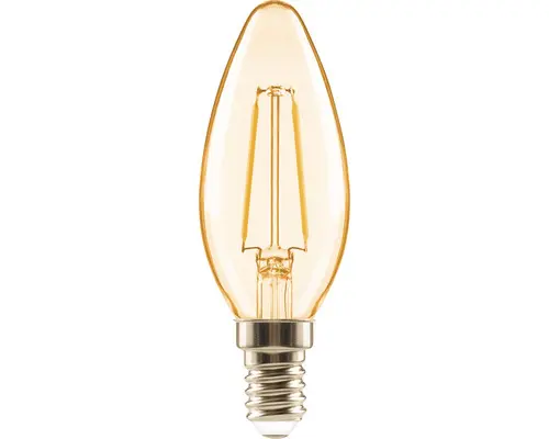 FLAIR LED Kerzenlampe C35 E14/2W(18W) 180 lm 2000 K warmweiß amber