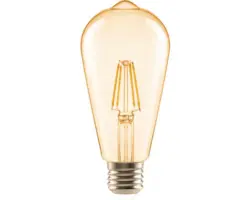 FLAIR LED Lampe ST64 E27/4W(33W) 380 lm 2000 K warmweiß amber