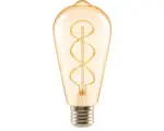 Hornbach FLAIR LED Lampe ST64 E27/4W(28W) 300 lm 2200 K warmweiß spiral amber