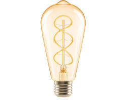 FLAIR LED Lampe ST64 E27/4W(28W) 300 lm 2200 K warmweiß spiral amber