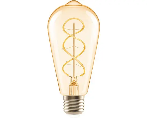 FLAIR LED Lampe ST64 E27/4W(28W) 300 lm 2200 K warmweiß spiral amber