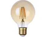 Hornbach FLAIR LED Globelampe G80 E27/4W(33W) 380 lm 2000 K warmweiß amber filament