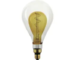 FLAIR LED Lampe PS150 E27/4W(30W) 330 lm 2700 K warmweiß klar/gold