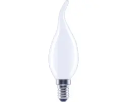 FLAIR LED Kerzenlampe dimmbar CL35 E14/2,2W(25W) 250 lm 6500 K tageslichtweiß matt Windstoß Kerzenlampe