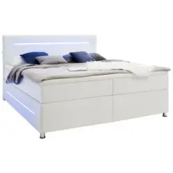Boxspringbett 180/200 cm in Weiß