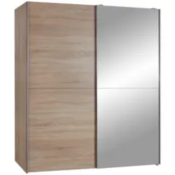 Schwebet&uuml;renschrank in Eichefarben