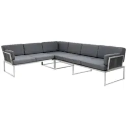 Loungegarnitur 3-teilig 217/280 cm