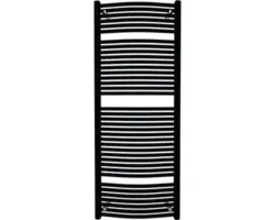 Badheizkörper Rotheigner Swing 1495x595 mm schwarz Anschluss Beidseitig unten