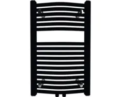 Badheizkörper Rotheigner Swing-M 690x445 mm schwarz Anschluss Mittig unten