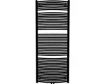 Hornbach Badheizkörper Rotheigner Swing-M 1495x595 mm schwarz Anschluss Mittig unten
