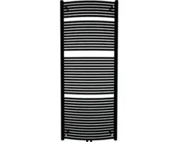 Badheizkörper Rotheigner Swing-M 1495x595 mm schwarz Anschluss Mittig unten
