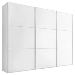 Schwebetürenschrank in Weiß