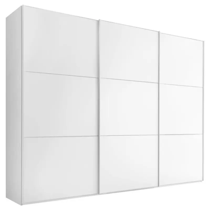 Schwebetürenschrank in Weiß