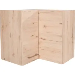 Eckoberschrank 60x60/54/32 cm in Eichefarben, Champagner