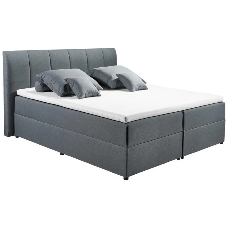 Boxspringbett 180/200 cm in Anthrazit