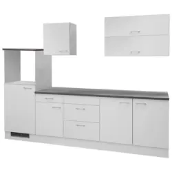 Küchenleerblock 270 cm in Weiß