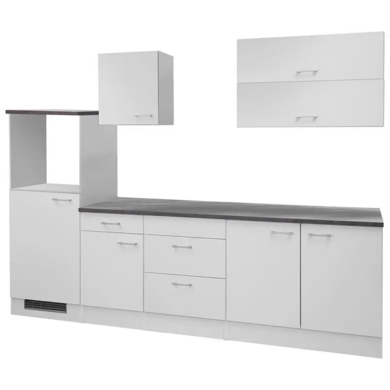 Küchenleerblock 270 cm in Weiß