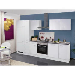 Küchenblock 310 cm in Weiß