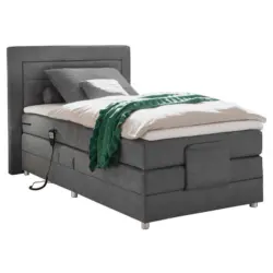 Boxspringbett 120/200 cm in Grau