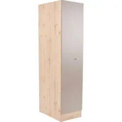 Geschirrschrank 50/200/57 cm in Eichefarben, Champagner