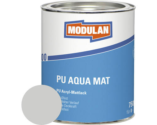 MODULAN 6200 PU Lack Aqua Matt RAL 7035 lichtgrau 750 ml