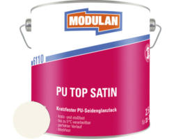 MODULAN 6110 PU Lack Top Satin RAL 9010 reinweiß 2,5 L